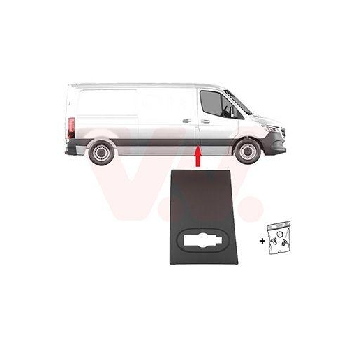 VAN WEZEL Zier-/Schutzleiste, Seitenwand 2973418
