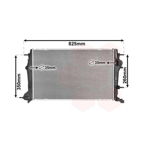 VAN WEZEL K&uuml;hler, Motork&uuml;hlung 43002616
