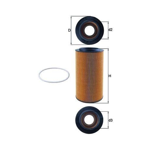 MAHLE &Ouml;lfilter OX 561D