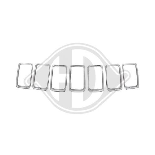 DIEDERICHS Zier-/Schutzleistensatz, K&uuml;hlergitter 2613141