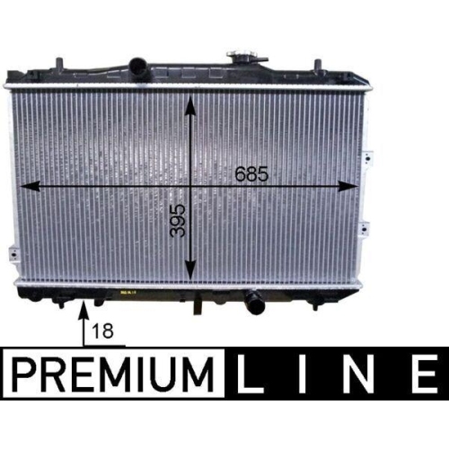 MAHLE K&uuml;hler, Motork&uuml;hlung BEHR *** PREMIUM LINE *** CR 1468 000P