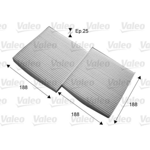 VALEO Filter, Innenraumluft VALEO ESSENTIAL 715714
