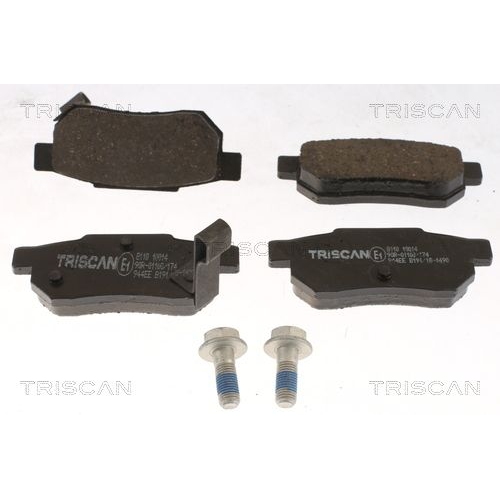 TRISCAN Bremsbelagsatz, Scheibenbremse 8110 10014