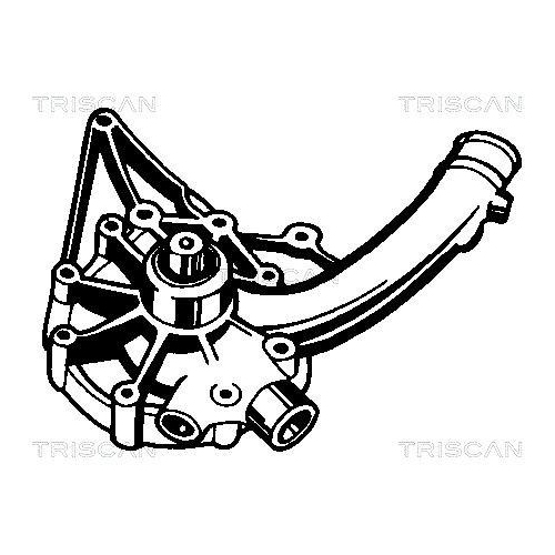 TRISCAN Wasserpumpe, Motork&uuml;hlung 8600 23034