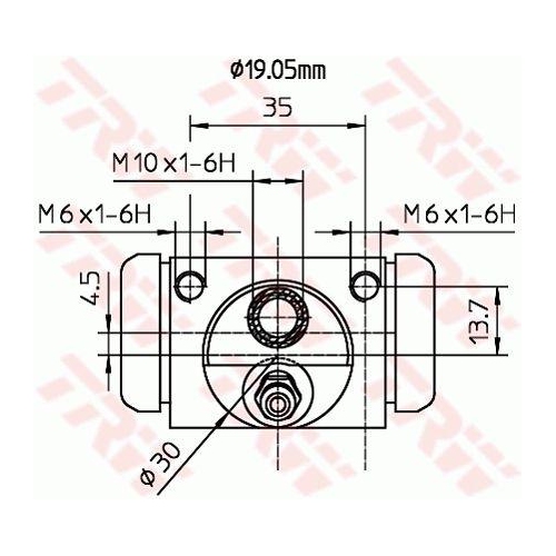TRW Radbremszylinder BWD314
