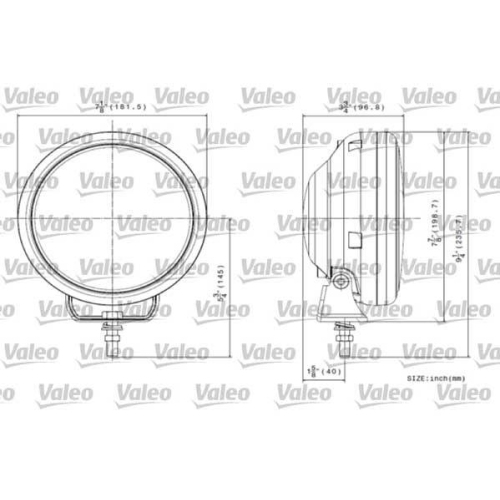 VALEO Fernscheinwerfer CIBIE OSCAR LED 045305