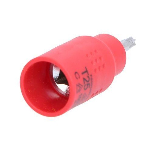 3/8 Zoll Isolierte Bit-Stecknuss Torx, T25, 60mm KS TOOLS 118.3813