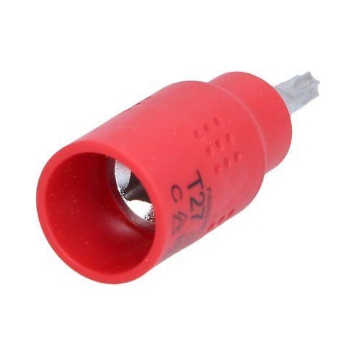 3/8 Zoll Isolierte Bit-Stecknuss Torx, T27, 60mm KS TOOLS 118.3814