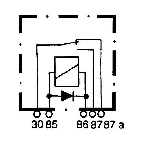 HELLA Relais, Arbeitsstrom 4RD 933 332-027