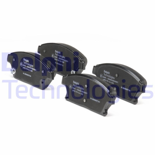 DELPHI Bremsbelagsatz, Scheibenbremse LP2170
