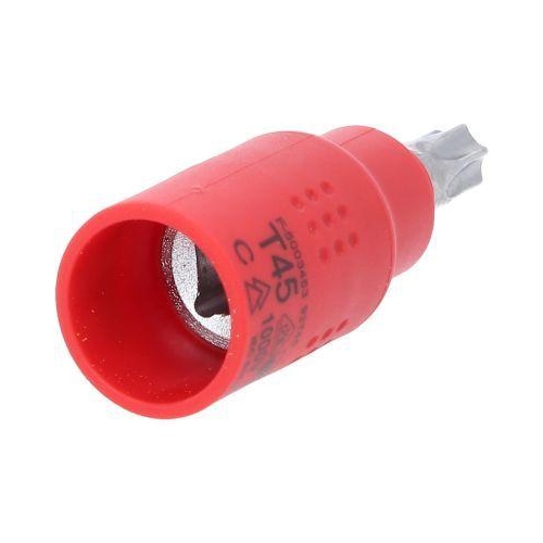 3/8 Zoll Isolierte Bit-Stecknuss Torx, T45, 60mm KS TOOLS 118.3817