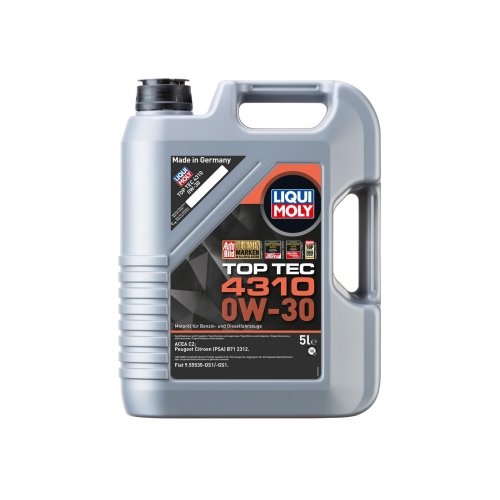 Liqui Moly Top Tec 4310 Motor&ouml;l 0W-30, 20-Liter, ACEA C2, B71 2312 - 3736
