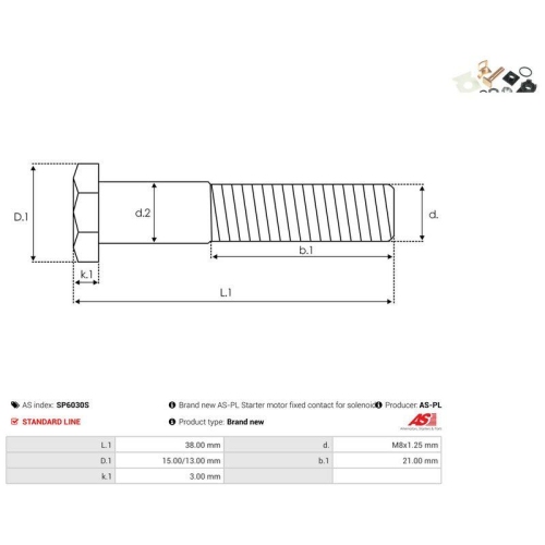 AS-PL Reparatursatz, Starter AS SP6030S