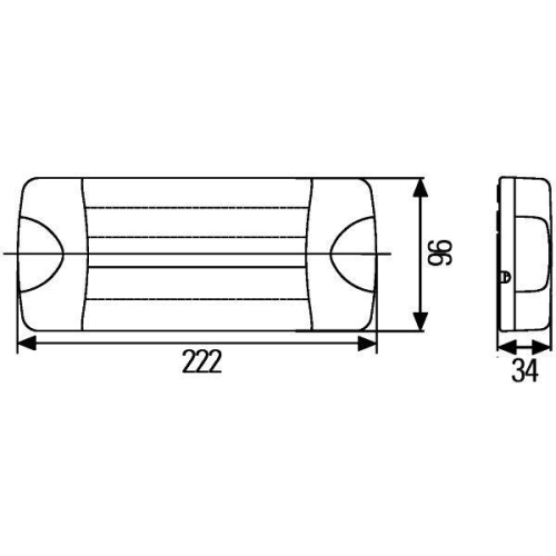 HELLA Heckleuchte 2SD 959 050-401