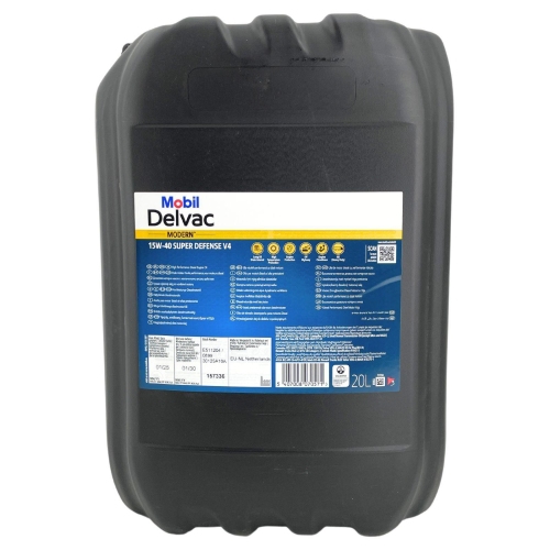 Motor&ouml;l Mobil Delvac Modern MX 15W-40 Super Defense V4 Volvo MercedesMAN 20Liter