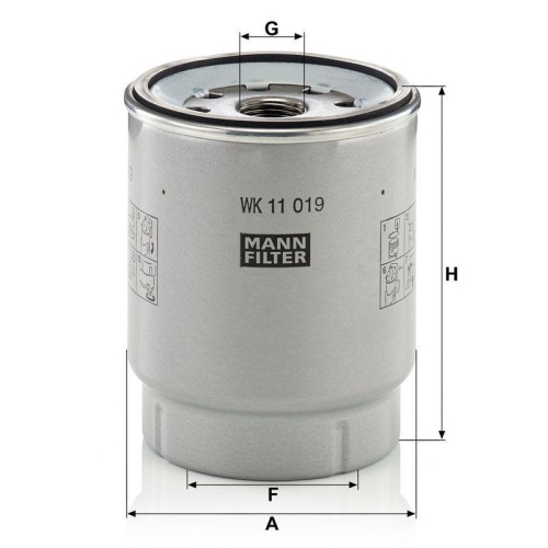 MANN-FILTER Kraftstofffilter WK 11 019 z