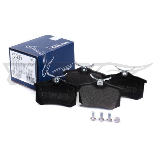 TOMEX Brakes Bremsbelagsatz, Scheibenbremse TX 10-781