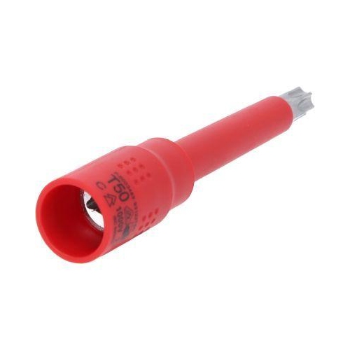 3/8 Zoll Isolierte Bit-Stecknuss Torx, T50, 122mm KS TOOLS 118.3828