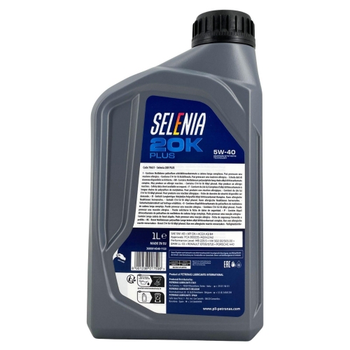 Motor&ouml;l Motoren&ouml;l SELENIA 20K PLUS 5W-40 1 Liter 70651E18EU