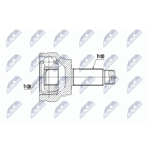 NTY Gelenksatz, Antriebswelle NPZ-BM-016