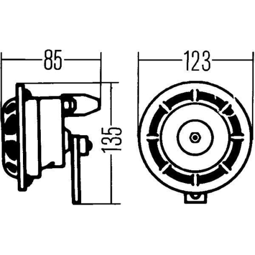 HELLA Horn 3AF 005 631-237