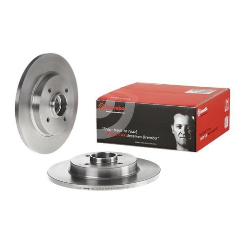 BREMBO Bremsscheibe PRIME LINE - With Bearing Kit 08.A729.17