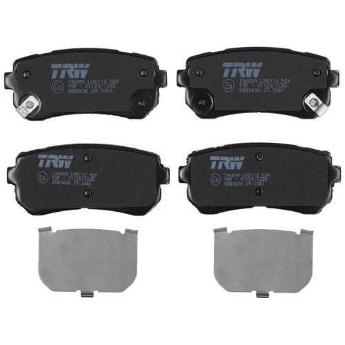 TRW Bremsbelagsatz, Scheibenbremse GDB3636