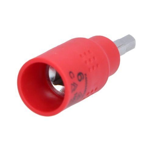 3/8 Zoll Isolierte Bit-Stecknuss Innensechskant 6mm, 60mm lang KS TOOLS 118.3866