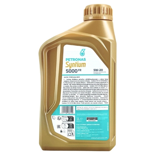 Motor&ouml;l Motoren&ouml;l SYNTIUM 5000 FR 5W-20, 1 Liter Kanister PETRONAS 70265E18EU