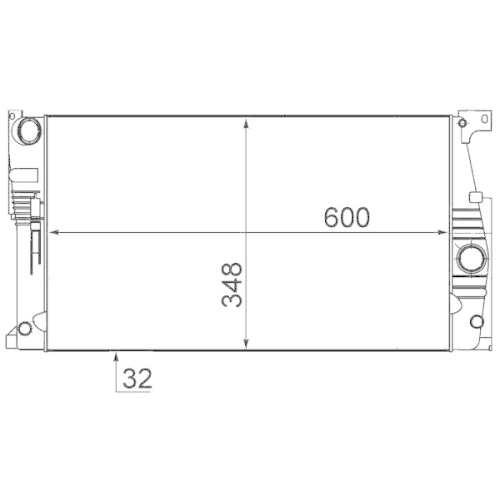 MAHLE Kühler, Motorkühlung BEHR *** PREMIUM LINE *** CR 1909 000P