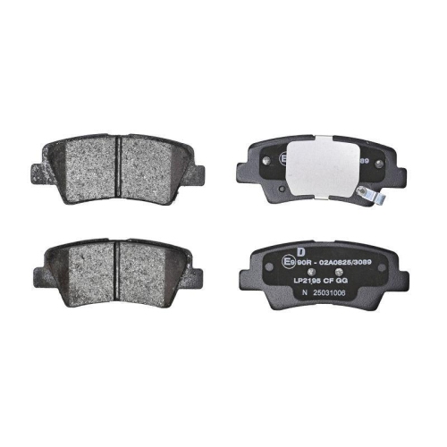 DELPHI Bremsbelagsatz, Scheibenbremse LP2195