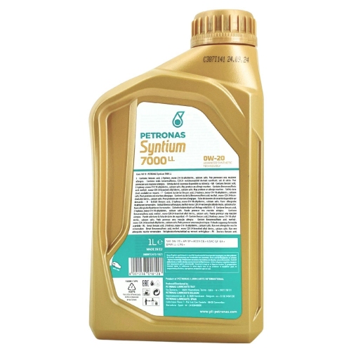 Motor&ouml;l Motoren&ouml;l SYNTIUM 7000 LL 0W-20, 1 Liter Flasche PETRONAS 70719E18EU