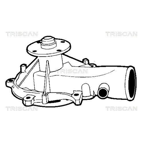 TRISCAN Wasserpumpe, Motork&uuml;hlung 8600 24043