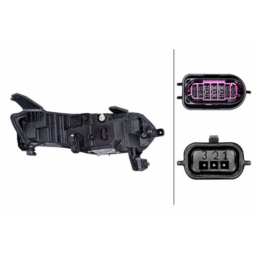 HELLA Hauptscheinwerfer 1ZX 015 143-811