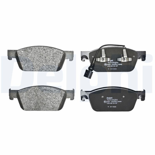 DELPHI Bremsbelagsatz, Scheibenbremse LP2199
