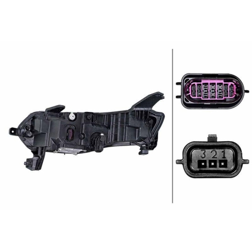 HELLA Hauptscheinwerfer 1ZX 015 143-821