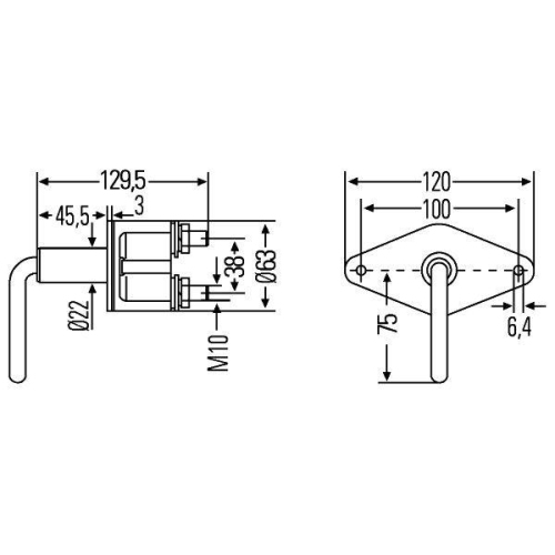HELLA Hauptschalter, Batterie 6EK 008 458-037