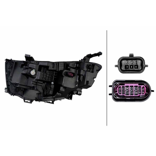 HELLA Hauptscheinwerfer 1EX 015 152-621