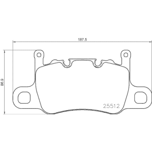 BREMBO Bremsbelagsatz, Scheibenbremse PRIME LINE P 65 037