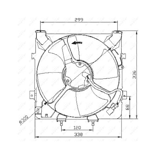 NRF L&uuml;fter, Motork&uuml;hlung 47041