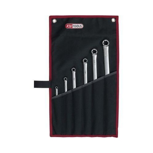 CHROMEplus Torx-E-Doppel-Ringschl&uuml;ssel, 6-tlgXL KS TOOLS 518.0930