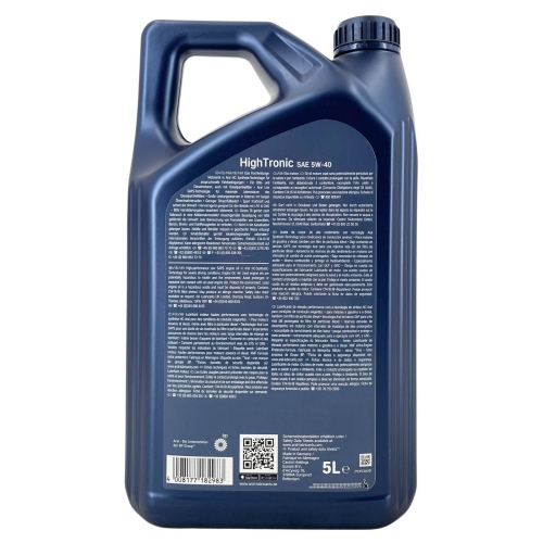 Aral Motor&ouml;l Motoren&ouml;l HighTronic 5W-40 5 Liter Kanister 15F47D