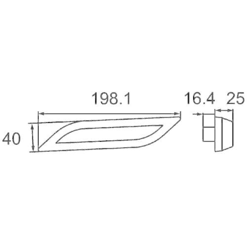HELLA Tagfahrleuchte SHAPELINE STYLE 2PT 014 627-011