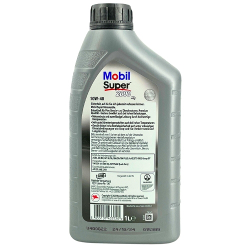 Motor&ouml;l Motoren&ouml;l Mobil Super 2000 X1 10W-40 - 1 Liter VW 50500 MB 229.1 150562