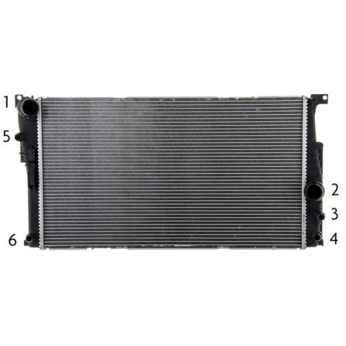 MAHLE Kühler, Motorkühlung BEHR *** PREMIUM LINE *** CR 1725 000P