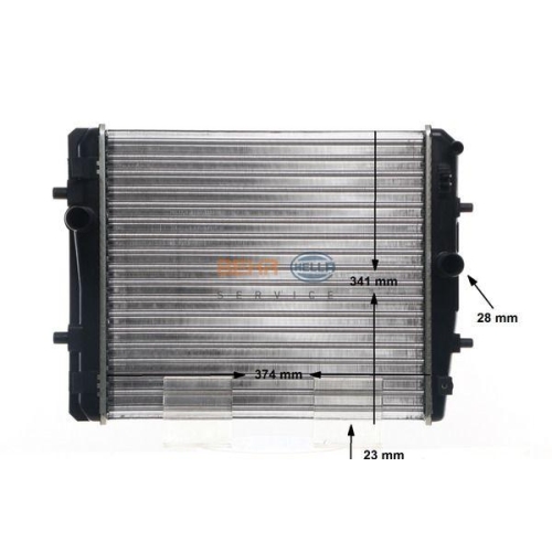 MAHLE Kühler, Motorkühlung BEHR CR 2035 000S