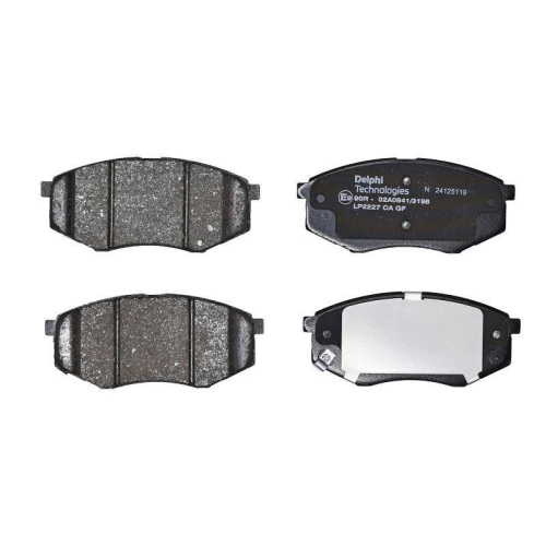 DELPHI Bremsbelagsatz, Scheibenbremse LP2227