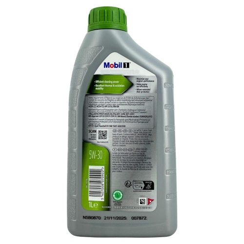 Motor&ouml;l Mobil 1 ESP Formula P 5W-30 Mercedes GM Dexos2 Peugeot 1 Liter 157290