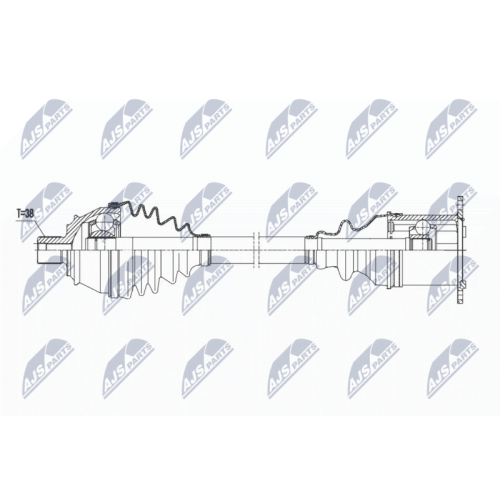 NTY Antriebswelle NPW-AU-021