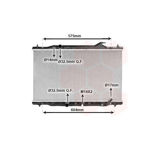 VAN WEZEL K&uuml;hler, Motork&uuml;hlung *** IR PLUS *** 25012705